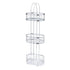 3 Tier Floor Standing Oval Chrome Bathroom Caddy